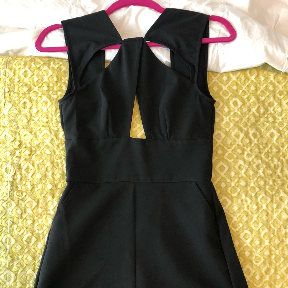 Black Cut-Out Romper
